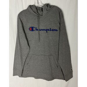 Men's Size M Champion Authentic Athleticwear Gray Pullover Hoodie New‎